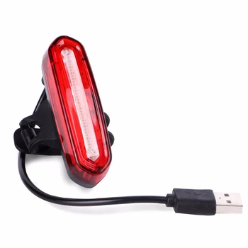 120 Liumenų LED Dviračio Uodegos Šviesos USB Įkrovimo Galingas Dviratis Galiniai Žibintai Dviračių Lempos Priedai
