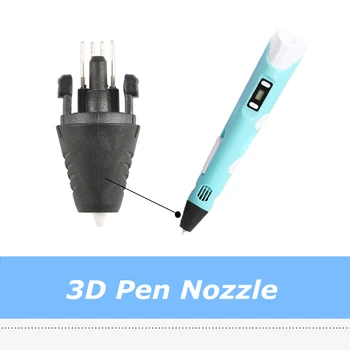 1pc Nuimamu 3D Piešimo Pen Aksesuaras Antgalis, 3D Rašiklis Spausdinimo Galvutė V1 V2 3D Rašiklis