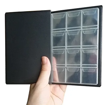 Rusijos Monetų Albumą, 10 Puslapių, 120 Kišenės Monetų Kolekciją Knygos Monetos Turėtojas Mini Rankinio Dydžio Albumą Knygos Juoda Tamsiai Mėlyna Raudona 3 Spalvos