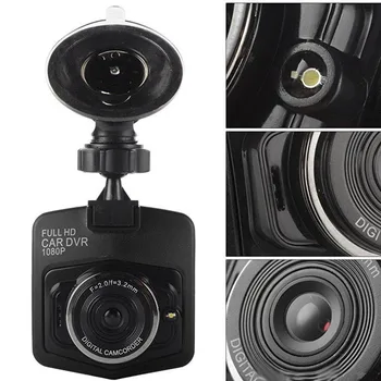 Naujas 2.4 Ekranas HD 1080P Naktinio Matymo Automobilių DVR vaizdo Kameros prietaisų Skydelio Vaizdo įrašymo Brūkšnys Cam G-sensorius 8G/16G/32G TF Kortelės Parinktis
