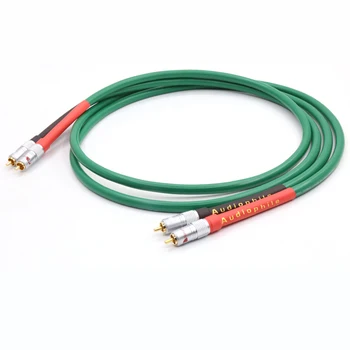 1 Pora Aukštos Kokybės Hifi Garso 2328 Gryno Vario HiFi Garso kabelis RCA sujungimo kabelis