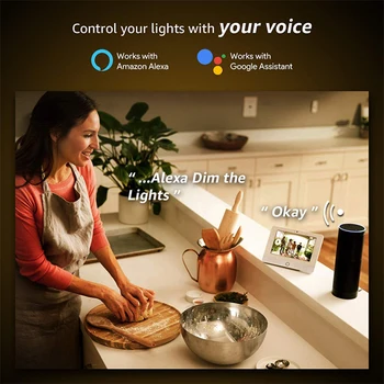 GU10 LED Prožektoriai, Smart Lemputė Lubų Šviesos Gali Būti Prijungtas Prie Wifi, Nuotolinio Valdymo Ir Alexa Suderinamos Namų Balso Kontrolės 5W