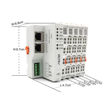 Kinija Micro Plc Programuojamas Loginis Valdiklis Plc su Ethernet pt100, kad Jutiklinis Ekranas Valdiklio, HMI Pramonės Valdymo Skydas .