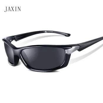 JAXIN Mados akiniai nuo saulės vyrams poliarizuota padengtas neatspindinčia vairavimo akinius markės dizaino retro akiniai UV400 oculos masculino