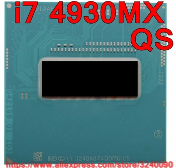 Originalus lntel Core i7 4930mx QS QDMG CPU (8M Cache/3.0 GHz-3.9 GHz/Quad-Core) i7-4930mx Nešiojamas procesorius nemokamas pristatymas