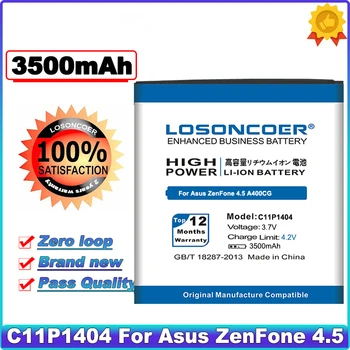 LOSONCOER 3500mAh C11P1404 Aukštos Kokybės Baterija Asus ZenFone 4.5 ZenFone4.5 Baterija Baterija A450CG