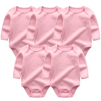 2019 Kūdikių bodysuits mielas 5vnt/daug naujų gimęs kūdikis berniukas mergaičių Apatinius drabužius kūdikiui kostiumas