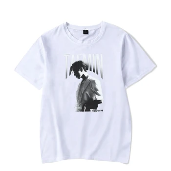 TAEMIN Kpop Super T-shirts Streetwear Vasaros Mados Hip-Hop Vyrai Moterys T Shirts O-kaklo Homme Tee Marškinėliai trumpomis Rankovėmis T-shirt Viršūnės