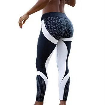 Naujas Tinklinio Modelio Spausdinimo Antblauzdžiai Fitneso Antblauzdžiai Moterims, Sporto Treniruotės Leggins Elastinės Kelnės Slim Juoda Balta Kelnės