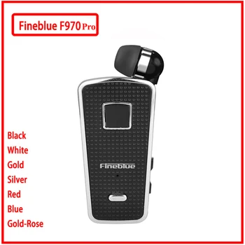 2019 Fineblue F970 Pro Mini Nešiojamas ausies 10 valandų Bluetooth 5.0 kaklo įrašą teleskopinio tipo verslo, Sporto Ausinės Vibracijos