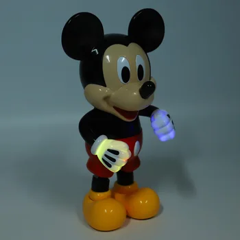 Originalus Disney Šokių Mickey Mouse Anime Duomenys Veiksmų Apakinti Muzikos Blizga Švietimo Elektroninių Vaikščioti Robotas Vaikams, Žaislai