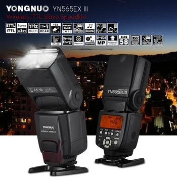 YONGNUO YN565EX III Flash Speedlite Belaidžio TTL Slave Flash Speedlite Canon DSLR Fotoaparato w/GN58 Didelės Spartos Perdirbimo Sistema