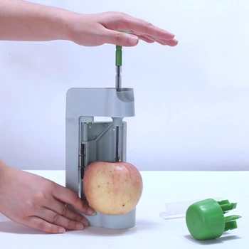 Virtuvės daugiafunkcinis bulvių, svogūnų, daržovių vaisiai slicer rankinis rotacinis šveitimo priemonė