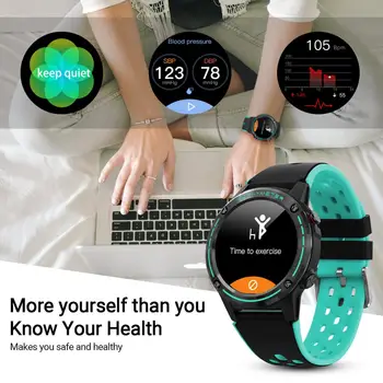 Gandley M6 Smartwatch GPS Smart Watch Vyrai Moterys 