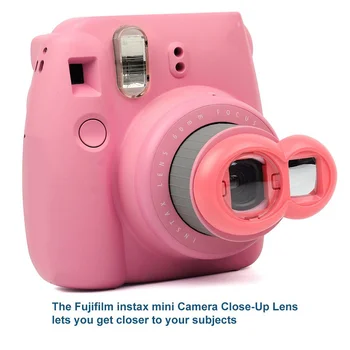 9-in-1Camera Krepšys, Dirželis per Petį Filtro Rinkinys Mini Kamera Atveju PU Krepšys Fujifilm Instax Mini Mini 9 8 Momentinių Kino Kameros