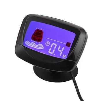 AUTOUTLET 4 Parkavimo Jutikliai Atsarginės Atbulinės eigos Radaro Jutiklis Skaitmeninis LCD Monitorius Signalizacijos Sistema, parkavimo pagalbos 12v Visiems Automobiliams