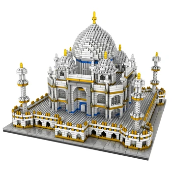 9914 Pasaulyje Garsaus Architektūros Indija Taj Mahal Palace 3D Modelį Diamond Mini 