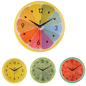 Vaisių Kūrybos Skaitmeninis Laikrodis, Modernus Dizainas ir Tylus Skaitmeninis Dekoratyvinės Sienų Laikrodis Namų Gyvenimo Roon Biuro Sienų Dekoras 9J18