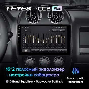 TEYES CC2L CC2 Plius Jeep Compass 1 MK 2009 - m. Automobilio Radijo Multimedia Vaizdo Grotuvas, Navigacija, GPS Android Nr. 2din 2 din dvd