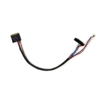 I-PEX 20455-040E LVDS 40-Pin (1ch, 6-bitų) signalo kabelis 0,5 mm žingsnio 250/500mm ilgis 10.1-17.3 colių LED skydelio ekranas