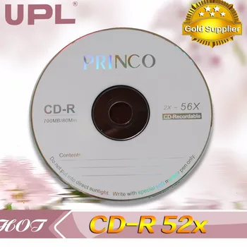 Didmeninė 25 diskai Klasės x52 700MB Tuščią Princo Spausdinti CD-R Disko