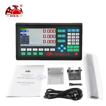 HXX NAUJAS 3 Krypties LCD Dro Rinkinys Su Tiesinės Skalės Valdovas Aspektą 50-1000 už Tekinimo Malimo Mašina Skaitmenine Skaitymo Sistema Ekranas