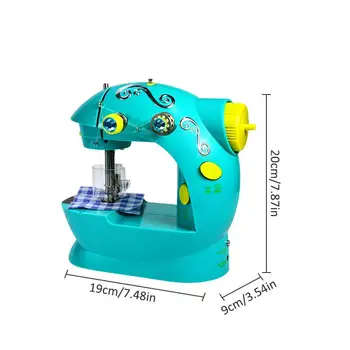 Elektros Vaikų Nešiojamų Miniatiūriniai Presente Siuvimo Mašina Be Valdybos Mini Multi-funkcija Buitinės Siuvimo Mašinos