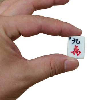 Nešiojamų Retro MahJong Kinijos Mahjong Nustatyti 144 Plytelės MahJong Nustatyti Kinijos Žaislų su būda Šalies azartinių Lošimų Žaidimą Valdybos gimtadienio dovana