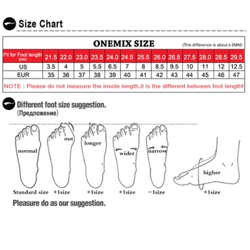 ONEMIX 2019 m vyrų bėgimo bateliai moterims sportbačiai super light aukštos elastinga minkštas padas lauke, bėgiojimas vaikščiojimo batai