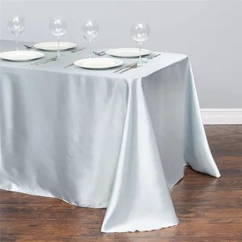 Nemokamas pristatymas vestuvių stalo danga/satin staltiesė už vestuves banketų dekoravimas/poliesterio tableclothes stalo dangtis