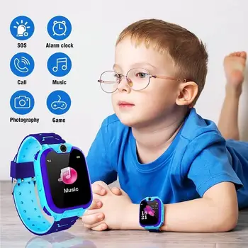 2020 Vaikai Horloges Sos Gps/Lbs Locatie Multifunctionele Smart Žiūrėti Waterdichte Smartwatch Voor Vaikai Voor 