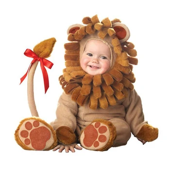 Mielas Gyvūnų Halloween Apranga Kūdikis auga Kūdikių Berniukų, Mergaičių, Kūdikių Fancy Dress Cosplay Kostiumų Bamblys Liūtas/Dinozaurų/Gyvūnai 40