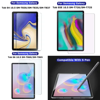 9H Grūdintas Stiklas, Skirtas Samsung Galaxy Tab S6 S5e 10.5 2019 stiklo Tab S4 10.5 2018 Ekrano apsaugos Tab S 5E S 6 S4 10.5 colių