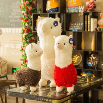 Mielas Vaivorykštė Alpaka Pliušinis Lėlės 4 Dydis Kawaii Talismanas Spalvinga Pagalvę Iškamšos Lama Alpacasso Žaislai Vaikams Kalėdų Dovana