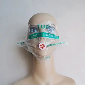 15Pieces CPR Key Chain Pagalbos CPR Veido kaukėmis, dųl Pirmosios Pagalbos arba AED Mokymo