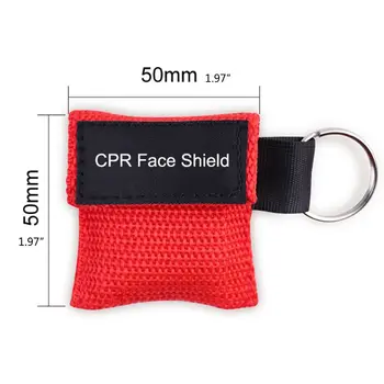 15Pieces CPR Key Chain Pagalbos CPR Veido kaukėmis, dųl Pirmosios Pagalbos arba AED Mokymo