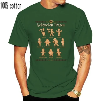 Mados Kietas Vyrų marškinėliai Moterims Juokinga marškinėlius Grimm Meduoliai su imbiero priedais Individualų Atspausdintas T-Shirt