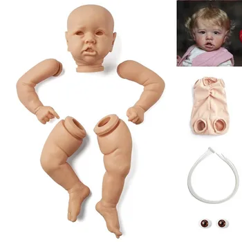 RBG Reborn Baby Doll 22.5 Cm Gyvas Naujagimis Bebe Saskia Vinilo Unpainted Nebaigtų Lėlės Dalys 