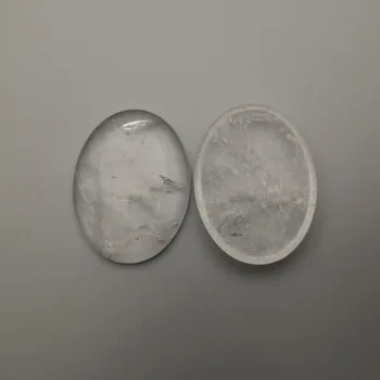 Natūralių Kristalų Ovalo formos Karoliukai Cabochon Papuošalai priėmimo 30x40MM 6PCS Žiedą, Karoliai, Mada aksesuarai, didmeninė
