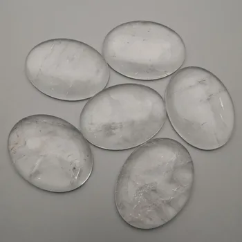 Natūralių Kristalų Ovalo formos Karoliukai Cabochon Papuošalai priėmimo 30x40MM 6PCS Žiedą, Karoliai, Mada aksesuarai, didmeninė