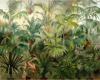 Beibehang Užsakymą tapetai, freskos Rainforest Derliaus Europos Rankomis Dažyti Viduramžių Gysločių Fono sienos 3d tapetai tapety