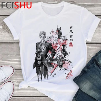 Naujas Jojo Keistų Nuotykių Juokingi Marškinėliai Vyrams Cool Anime Harajuku T-shirt Vasaros Hip-Hop Marškinėlius Mados Streetwear Viršuje Tees Vyras