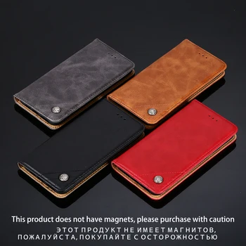 Flip case For Redmi 8A Pastaba 4 4X 5 6 Pastaba 7 8 9 10 Pro 8T Prabangus Odinis minkštas Viršelis Apie Xiaomi MI A1 A2 A3 visa kortelę, Piniginę Coque