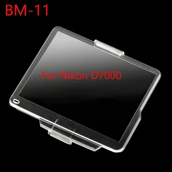 10vnt/daug BM-11 Kieto Plastiko Plėvele LCD Monitor Ekrano Dangtelis apsaugos Nikon D7000