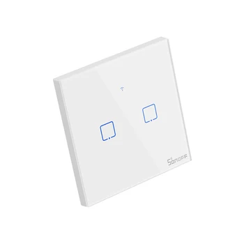 Sonoff T1 ES JK Smart Switch Wifi Sienos Touch Šviesos Jungikliai 1/2/3 Gauja Nuotolinis 