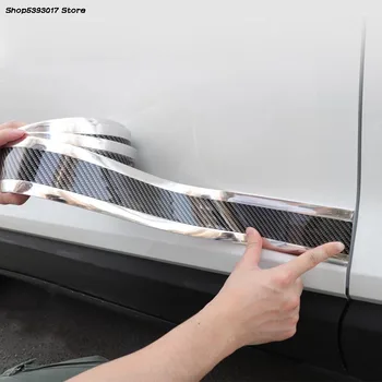 Anglies Pluošto, Automobilių Durų Slenksčio Anti Nulio Juostos Padengti Automobilio Durų Slenksčio Raštas Filmas Mazda 3 Axela 2019 2020 2021 Priedai