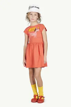 Vaikai Suknelės 2020 TAO Nauja Pavasario Vasaros Mergaitės Mados Spausdinti trumpomis Rankovėmis Suknelė Baby Vaikų Princesė Loveley Suknelė Drabužius