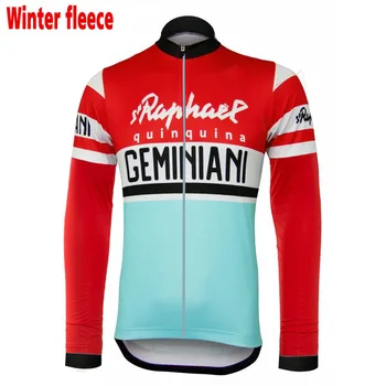 NAUJI vyriški raudona Žiemos Vilnos dviračių jersey ilgomis rankovėmis ir jokių Vilnos dviračių drabužių kelių dviratį nešioti visą rankovės Savavališkai pasirinkimas