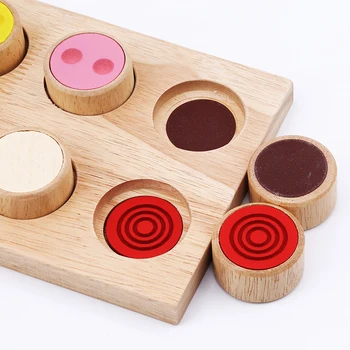 Blokai Vaikai Ankstyvojo Mokymosi Švietimo Žaislas Montessori Jutimo Touch Jausmas Traukinio Įrankiai Match Žaidimą