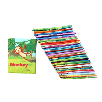 26pcs kūdikių įdomus laiškas kortelės nešiojamų nustatyti audinio knygos pažinimo iliustracijų ankstyvojo lavinimo žaislas anglų kalbos skaitymo knyga nauja dovana
